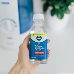 Vicks VapoSteam Medicated Liquid with Camphor, a Cough Suppressant, 8 Oz – VapoS