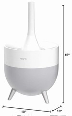 Miro NR08M Ultrasonic Tabletop Humidifier White Easy Clean Removable