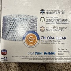 3x Best Air Humidifier Replacement Filter, Model H62, NEW in Box
