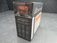 WBM Salt Aroma Flame Humidifier Diffuser 6.6in Orange Glow Table Lamp NL-008