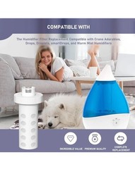 4 Pack Humidifier Filter Replacement Compatible with Crane Teardrop Humidifier