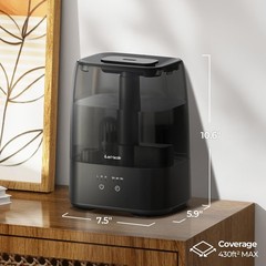 4L Cool Mist Humidifier with Timer & Auto Shut-Off – Perfect for Family Safety