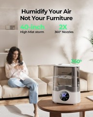 Top-Fill Humidifier for Bedroom Baby Nursery – 807ft²