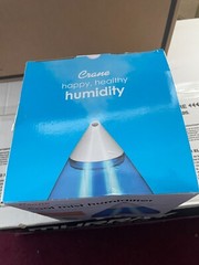 CRANE FILTER-FREE ULTRASONIC Cool Mist Humidifier For Coughs & Other Effects