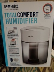 HoMedics TotalComfort Ultrasonic Air Humidifier Top Fill 3.7L Water Tank w/Light