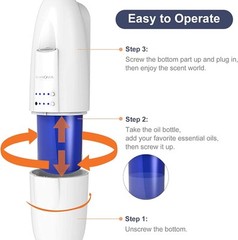 Di’Aroma Plug in Waterless Diffuser with Free My Way Zen- Fragrance White