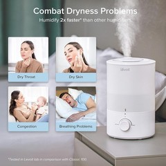 Air-Enhancing 3L Humidifier with Top Fill & Aroma Function – Ideal for Bedrooms