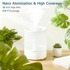 Topfill 7-Colour Night Light Humidifier for Kid Bedroom with 3.5L Large Capacity