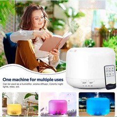 500ml Essential Oil Aroma Diffuser for Large Room LED Humidifier Air Purifier
