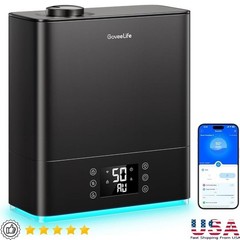 Smart Humidifier WiFi Auto Mode Voice Control 6L Top-Fill Quiet Nightlight New