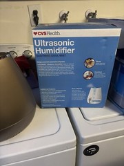 CVS Health Ultrasonic Cool Mist Humidifier No Filters Required Gray BRAND NEW