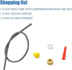 Feed Tube 4335 Sleeve Strainer 4004 Humidifier Hose Parts