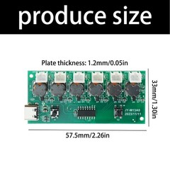 6 Nozzles DIY Ultrasonic Mist Maker Humidifier Module Intelligent Control