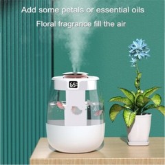 1.5L Humidifier for HOME OFFICE with Light,Quiet & Auto-off Cool Mist Humidifier