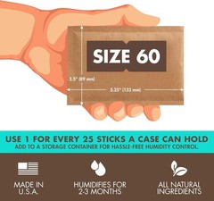 Two-Way Humidity Control Packs for Wood & Leather Storage