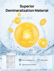 DREO ScaleInhibitor Cartridge 3Pack for Humidifiers HM735S, Prevent Mineral B…