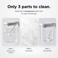 Mini 21P Ultrasonic Cool Mist Humidifier Whisper-Quiet Filter-Free Easy Clean –