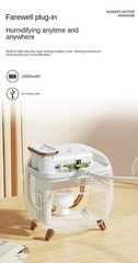 500ML Cute Doll Double Nozzle Ultrasonic Humidifier Essential Oil Aroma Diffuser