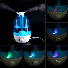 4L Ultrasonic Humidifier Diffuser LED Light Home Mist Maker Air Purifier KRI