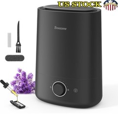 5L Cool Mist Humidifier 2-in-1 Aroma Diffuser Whisper Quiet Auto Shut Off New