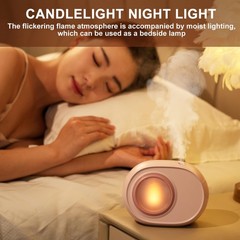 Humidifier for Bedroom, 400ml Desktop Fog Humidifiers, Essential Oil Diffuser…