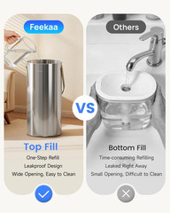 Stainless Steel Humidifier, 8L/2.1Gal Cool Mist Humidifiers for Bedroom, Easy to