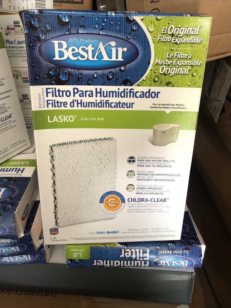 Lasko Humidifier 1 Wick Filter Best Air L8 Fits Models 1128, 1129, 9930 New OEM