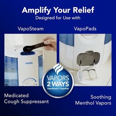 CoolRelief Cool Mist Humidifier Small to Medium Room Vaporizer Baby Kids Adults