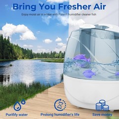 Humidifier Cleaning Fish, 6 Pack Humidifier Cleaner for Humidifiers and Fish …