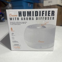 0.2 Gal. 2-in-1 Ultrasonic Cool Mist Humidifier & Aroma Diffuser for Small Rooms