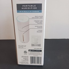 Vissani Portable Cool Mist Humidifier, white color Up To 150 Sq.ft. Brand New