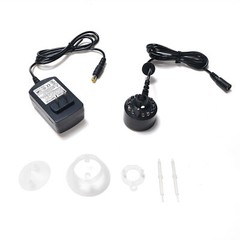 12 LED Mist Maker Fogger Water Fountain Pond Fog Machine Atomizer Air Humidifier