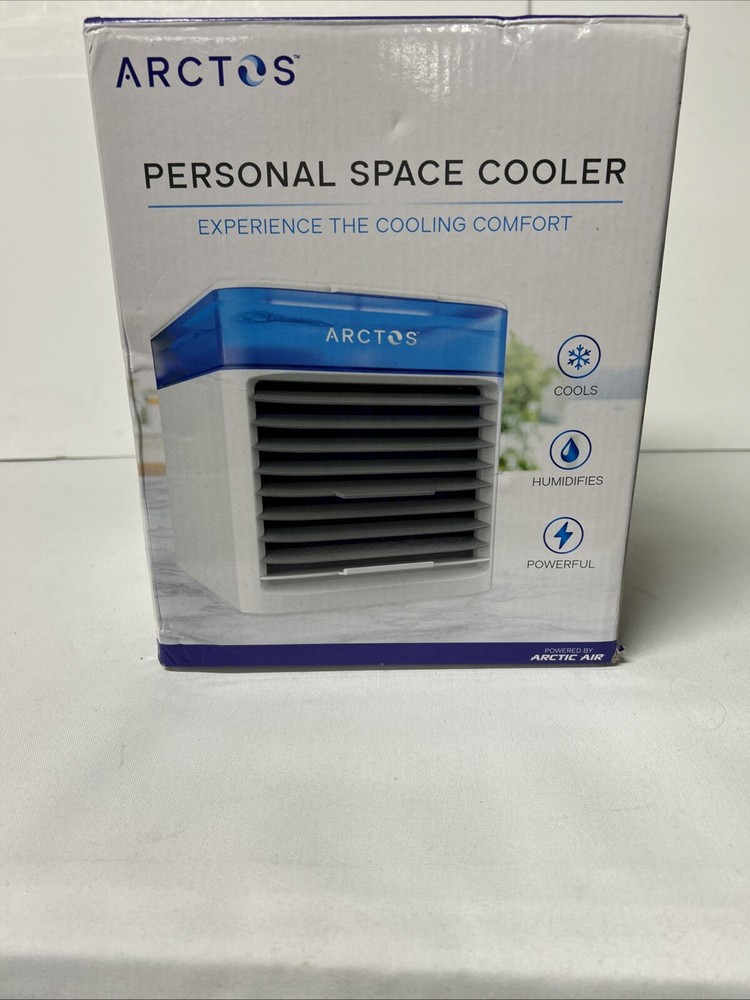 New ARCTOS TVL2105 Tabletop Portable Air Cooler – White