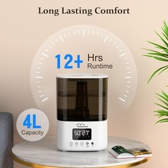 Smart Ultrasonic Humidifier APP Control 4L Mist Timer Sleep Mode Aromatherapy US