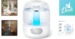 30-Hour 3L Cool Mist Humidifier – Perfect for Bedrooms, Plants, and Large Rooms