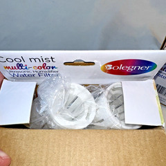Bolegner Cool Mist Ultrasonic Humidifier Water Filters Pack Of 3 NEW (5 Total)