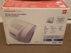 Honeywell HE360A Fan-Powered Whole House Humidifier with Installation Kit – NEW