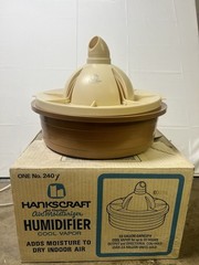 Vintage Hankscraft Cool Vapor Mist Humidifier Vaporizer 240 w/ Box TESTED