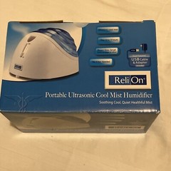 ReliOn Portable Ultrasonic Cool Mist Humidifier New