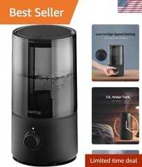 1.0L Cool Mist Humidifier for Kids Room – Safe, Quiet, and Space-Saving Design