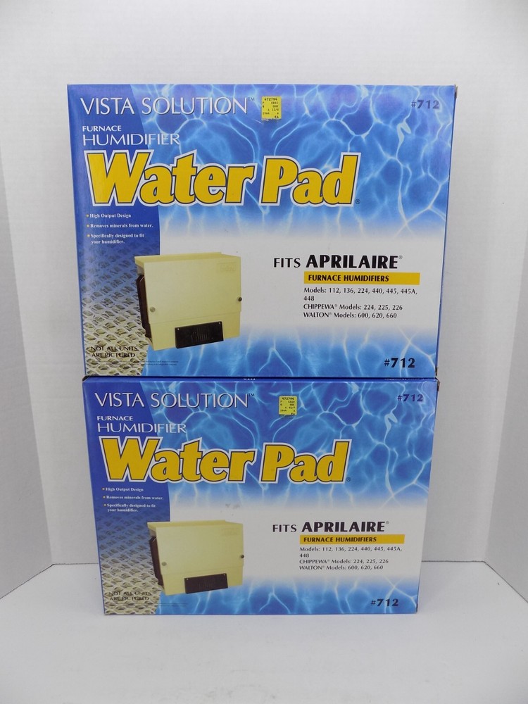 2 PACK NEW APRILAIRE 712 HUMIDIFIER WATER PAD MODELS 112 136 224 440 445 448