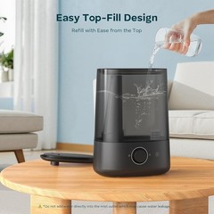 5L Cool Mist Humidifier 2-in-1 Aroma Diffuser Whisper Quiet Auto Shut Off New
