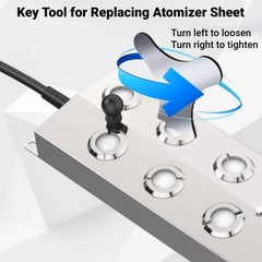 10Pcs 20mm Ultrasonic Mist Maker Fogger Discs – Replacement Atomizer Set for Hum