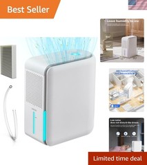 Portable 3 in 1 Air Purifier, Humidifier & Dehumidifier for Bedrooms & Basements