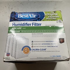 BestAir Extended Life Humidi-Wick ES12 Humidifier Wick Filter (4-Pack) (GSHF1)