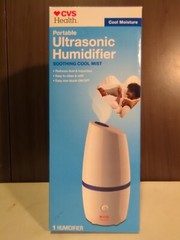 CVS Portable Ultrasonic Humidifier Soothing Cool Mist