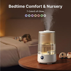 3.6L Top-Fill Cool Mist Humidifiers for Bedroom, Large Room & Plants, 23Db Ultra