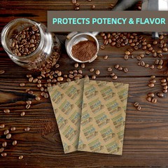 62% RH 67 Gram 2-Way Humidity Control Packs for Storing 1lb Individually Wrapped