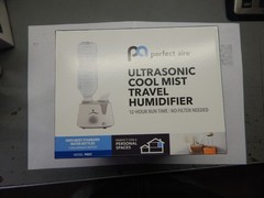 Perfect Aire Ultrasonic Cool Mist Travel Humidifier
