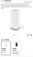 Stadler Form E-001 EVA Ultrasonic Humidifier-White